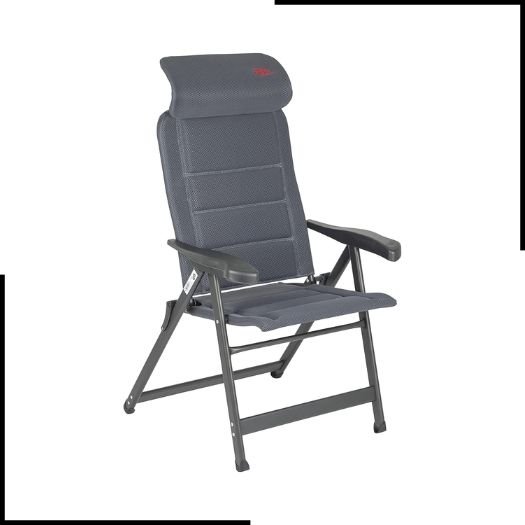 Crespo - Camping Chair - AP-235 Air-Deluxe Compact - Gray