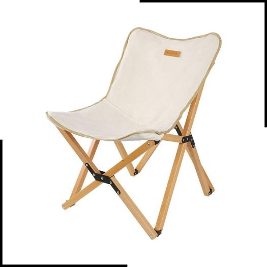 DJH Folding chair deck chair garden lounger, teak wood