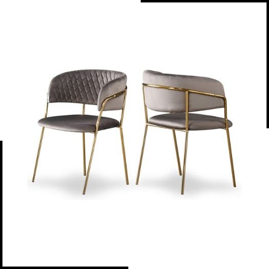 Life Interiors Atarah Lux Velvet Dining Chair