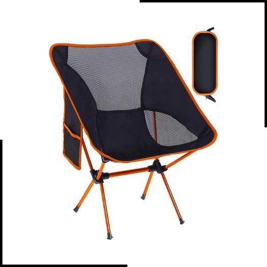 MOXTOYU Folding Camping Chair, Strong Sturdy Portable