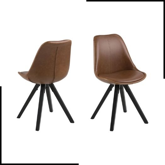Amazon Brand - Movian Arendsee, Set of 2 Dining Chairs