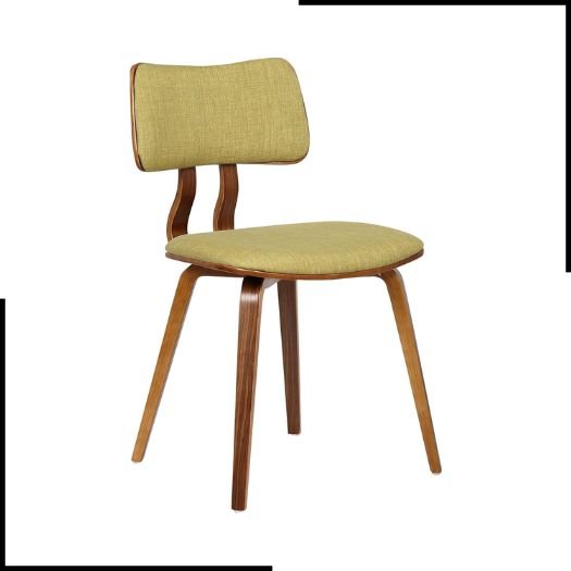 Armen Living Jaguar Dining Chair in Green