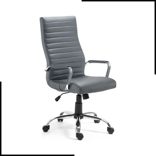 Blisswood Pu Leather Office Chair, Swivel