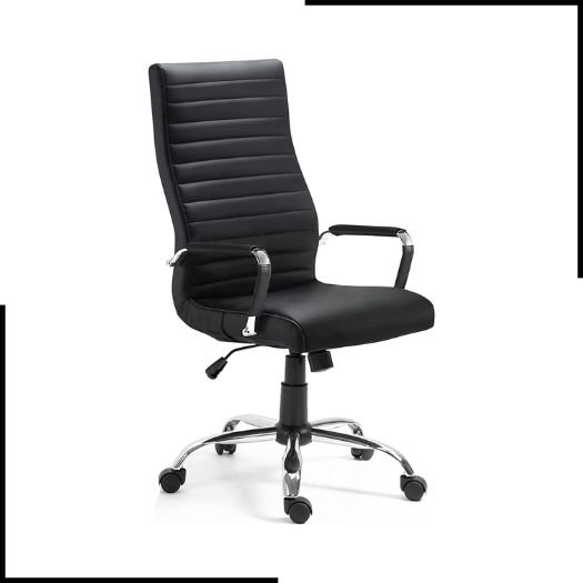 Blisswood Pu Leather Office Chair, Swivel