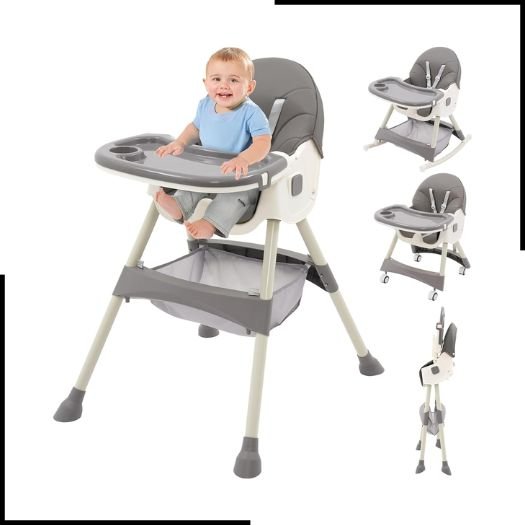 Foldable High Chair for Baby