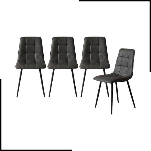 Levede Dining Chairs, Set of 4 Kitchen Chairs