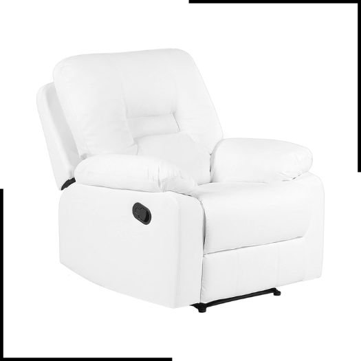 Modern Faux Leather Recliner Chair