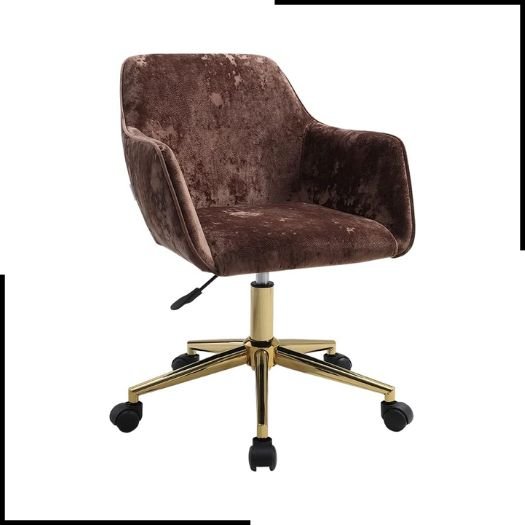 Warmiehomy Velvet Office Chair