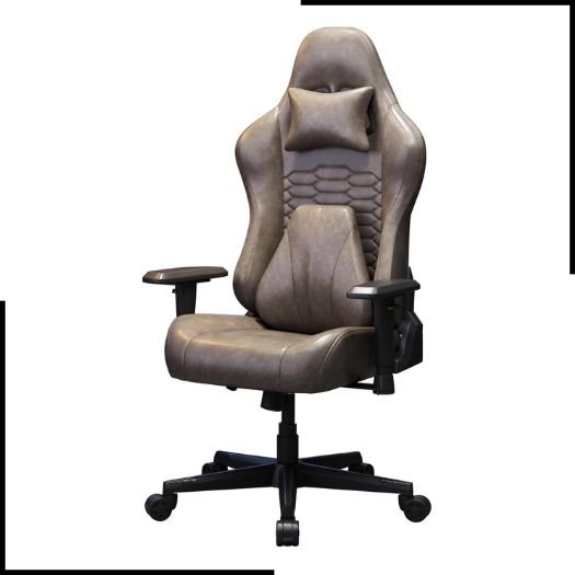 lbvuer Gaming Chair Ergonomic Vintage Leather Office Chair